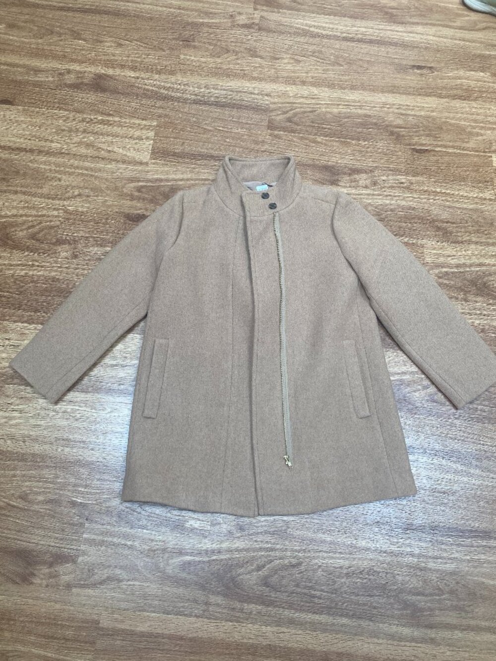 J. Crew City Coat Camel Size 12P
